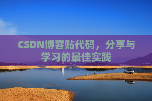 CSDN博客贴代码，分享与学习的最佳实践